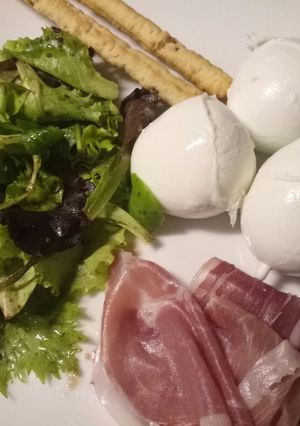 A picture of Dinner in a jiffy - no cooking required.