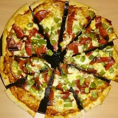 A picture of Chroizo Pepper Pizza 🍕.