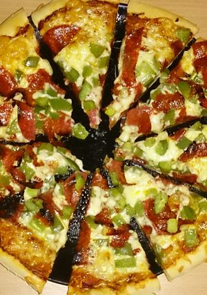 A picture of Chroizo Pepper Pizza 🍕.
