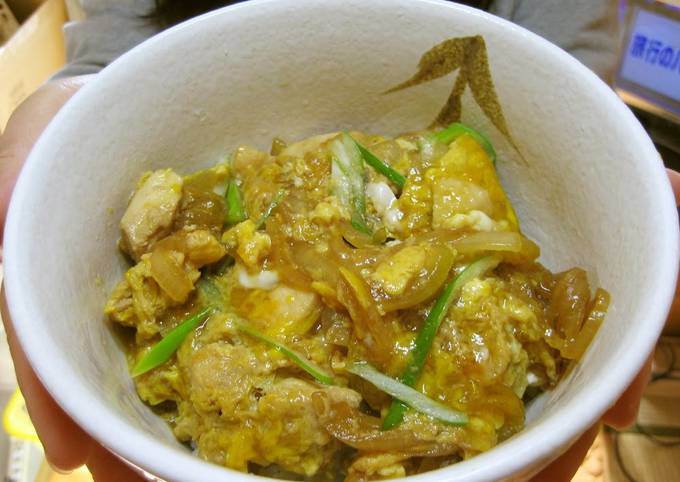 Easiest Way to Prepare Speedy &#39;Oyako-don&#39; Chicken and Egg Rice Bowl