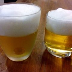 A picture of Fake Beer! Apple Jelly!.