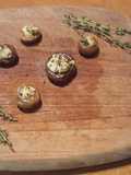 Spinach Dip Stuffed Mushrooms