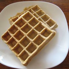 A picture of Easy Okara Cinnamon Waffles.