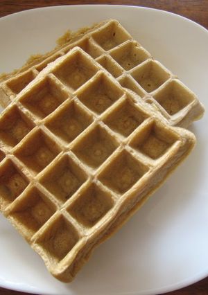 A picture of Easy Okara Cinnamon Waffles.
