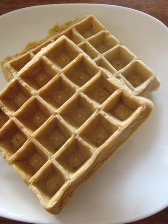 Easy Way Prepare Easy Okara Cinnamon Waffles the Can Spoil the Tongue Tasty