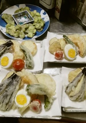A picture of Summer Vegetable Tempura Platter.