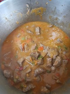 Una foto de Carne compuesta como dice papá