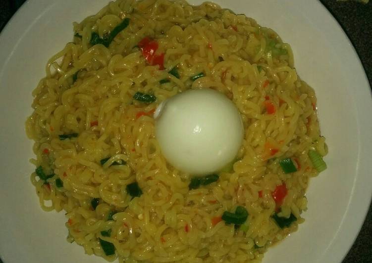 Step-by-Step Guide to Make Perfect Vegetable Indomie and boiled egg