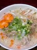 Pork Rib Congee Made from Leftover Rice
