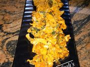 A picture of scrambled eggs healthy