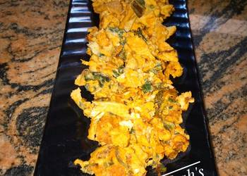 Ready to Serve Spinach scrambled eggs Practical Delicious