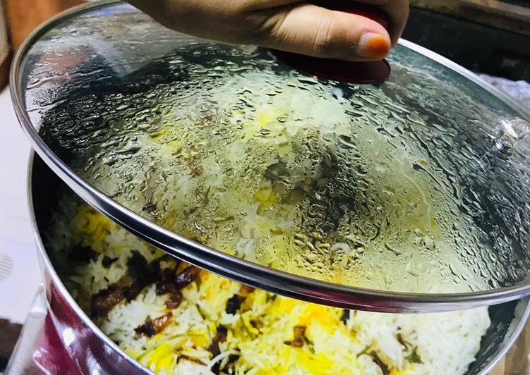 Recipe of Quick Chicken charcoal dum biryani