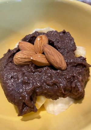 Una foto de Mousse de porotos aduki