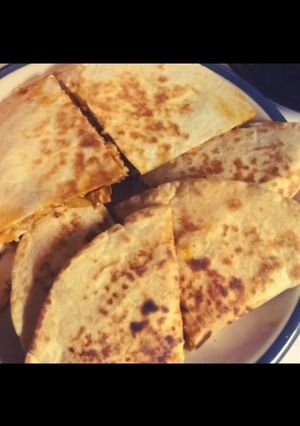 A picture of Chicken Quesadillas.