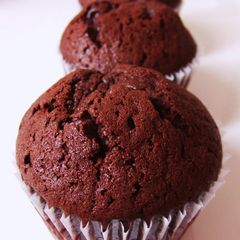 A picture of The Easiest Chocolate Cupcakes.
