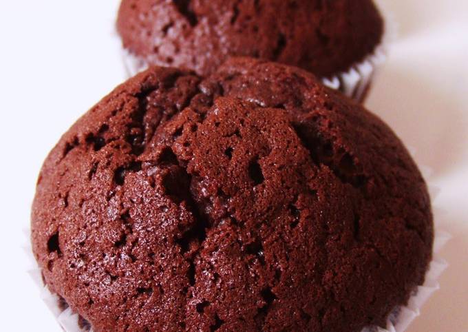 Recipe of Ultimate The Easiest Chocolate Cupcakes