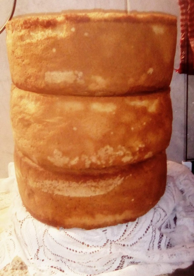 Una foto de Bizcochuelo Alto Y Esponjoso