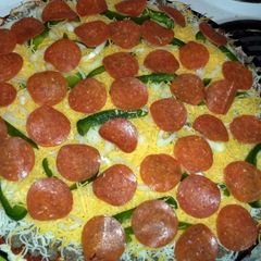 A picture of Homemade pizza.