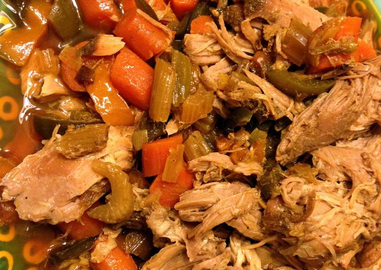 Simple Way to Prepare Any-night-of-the-week Easy slow cooker pork and vegetables