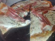 Una foto de pizza harina de almendras