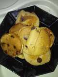 Momma's peanut butter chocolate chip pancakes