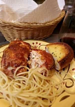 A picture of Ricotta Stuffed Chicken Breasts.
