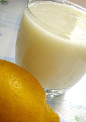 A picture of Lemon and Whey Milk Drink.