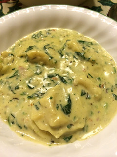 A picture of Creamy Tortellini Soup.