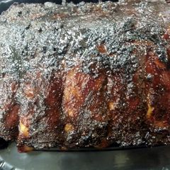 A picture of Root Beer Glazed Ribs.