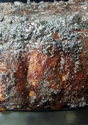 A picture of Root Beer Glazed Ribs.