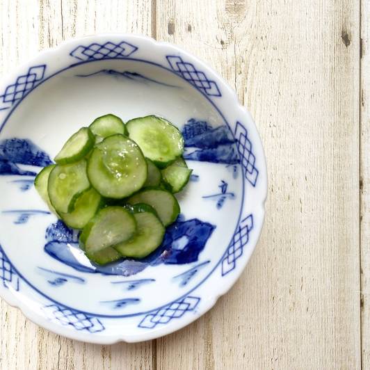 ポリ袋で1分きゅうりの浅漬け〜柚子胡椒味