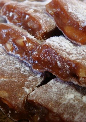 A picture of Walnut Yubeshi (Sweet Rice Cake with Walnuts).