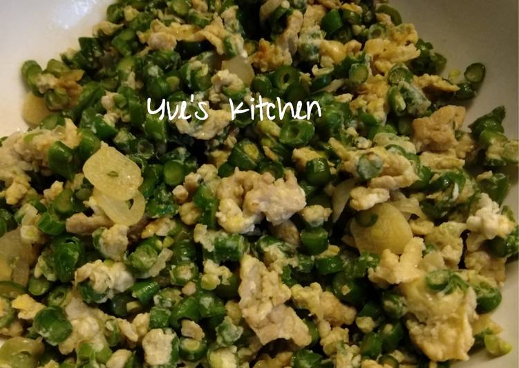 Cara Gampang memasak Orak Arik Telur &amp; Kacang Panjang ala Yue&#39;s Kitchen Anti Gagal