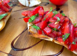 Paradicsomos pirítós (bruschetta pomodoro) recept fotója