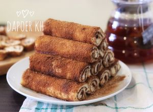 Foto resep Hazelnut Choco Cinnamon Roll Toast