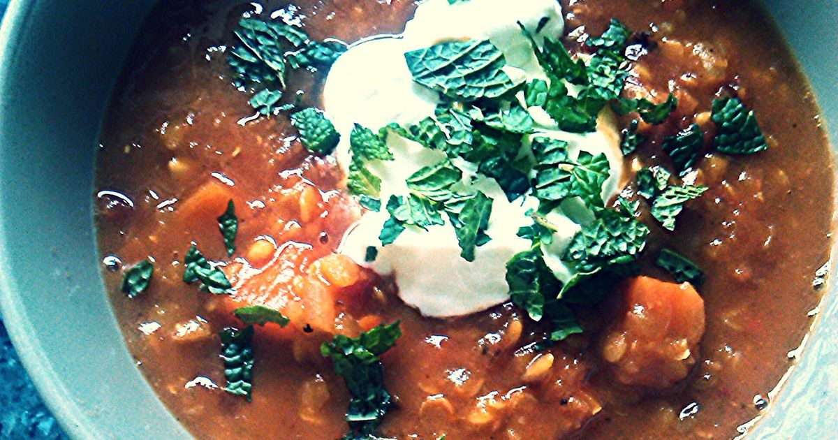 Clacy Spiced Red Lentil Soup Recipe By Heidi.Clacy