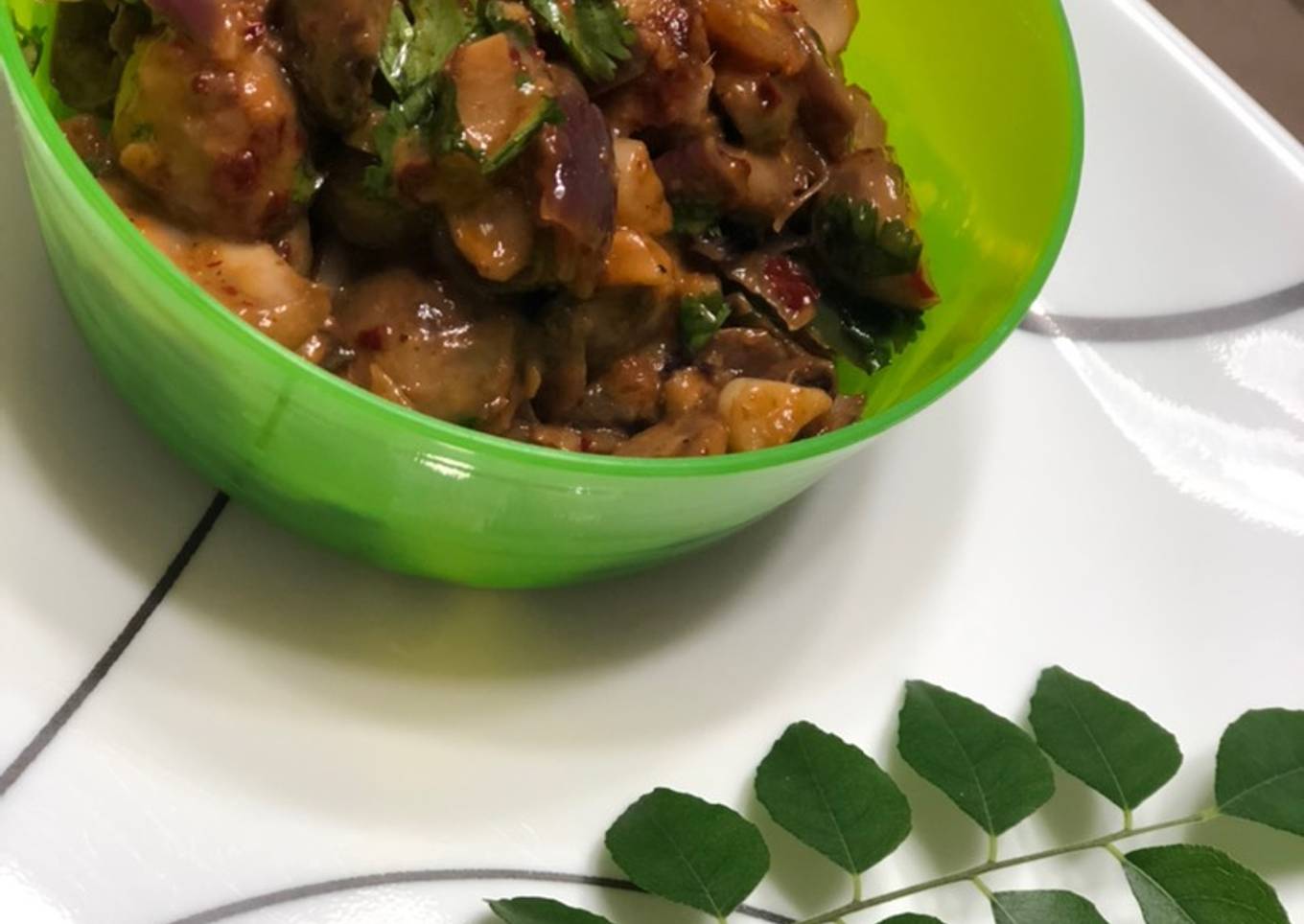 Mushroom pepper fry