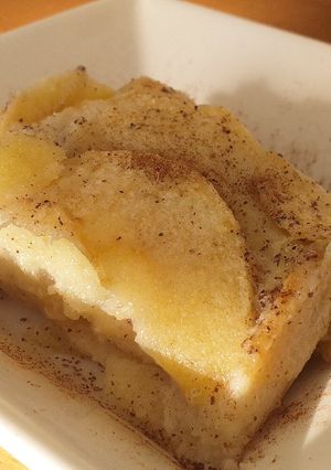 Una foto de Postre de Sémola y Manzana