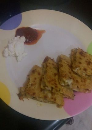A picture of Yummiest Quesadilla ever!.