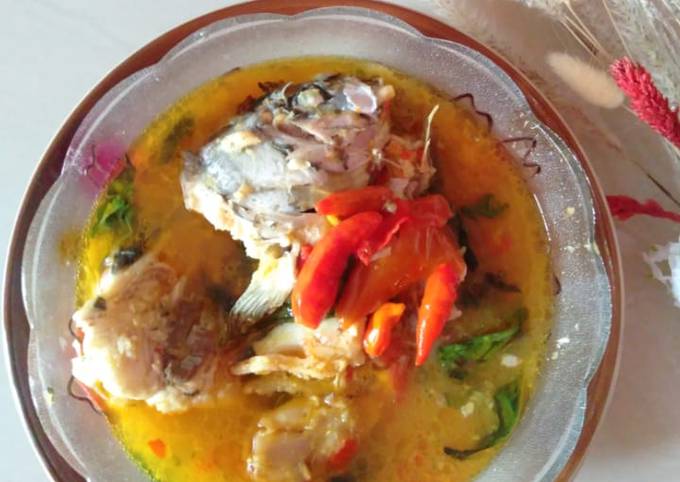 Resep SOP IKAN MAS,BUMBU KUNING…SIMPEL,MANTAPSSS👍RESEP By Me 😉, Lezat