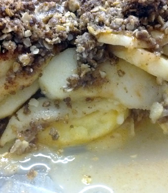 A picture of Apple Oat Betty.