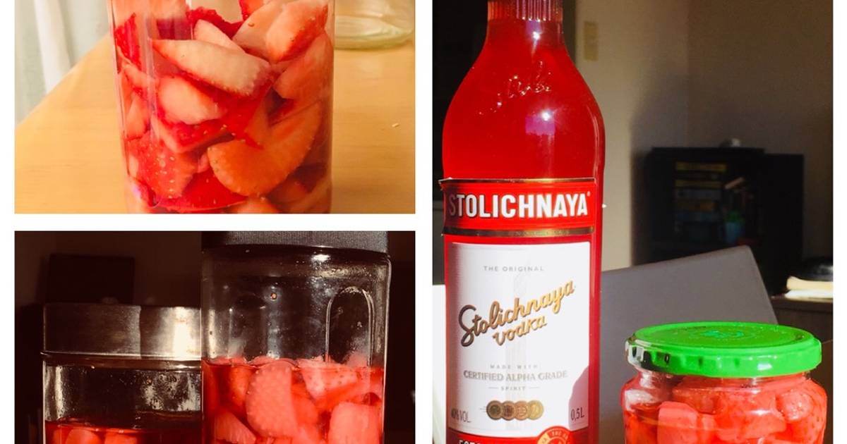 Strawberry Infused Vodka Recipe By Ashwini Cookpad