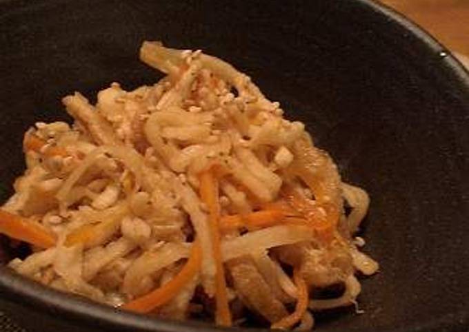 Recipe of Thomas Keller Homemade Kiriboshi Daikon with Dried Vegetables