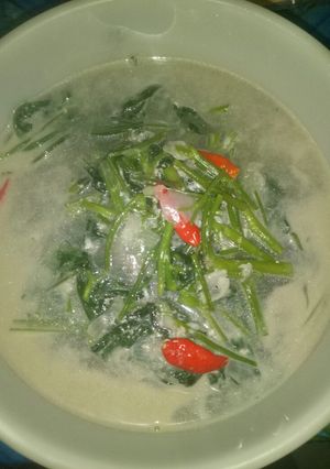 Foto resep Kangkung masak santan