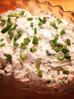 A picture of Horseradish Bacon Dip.