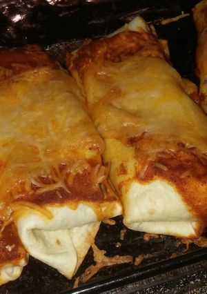 A picture of Cheesey Spinach Enchilada s.
