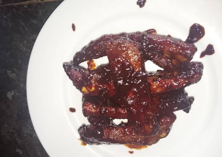 Simple Way to Make Homemade Amaretto and bourbon BBQ sauce/marinade