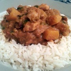 A picture of Chicken and Butternut Squash Curry.