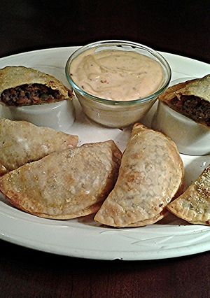 A picture of Beef and Cheese Empanadas.