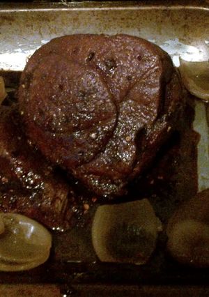 A picture of Slow cooked gammon in coke..